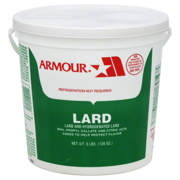 slide 1 of 1, Armour Lard 128 oz, 128 oz