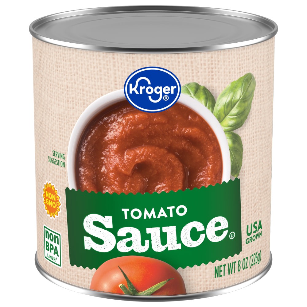 slide 1 of 4, Kroger Tomato Sauce, 8 oz