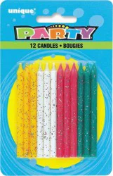 Unique Industries Party Glitter Candles