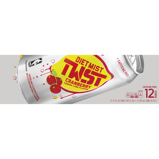 slide 1 of 1, Sierra Mist Twist Diet, Cranberry, 144 fl oz