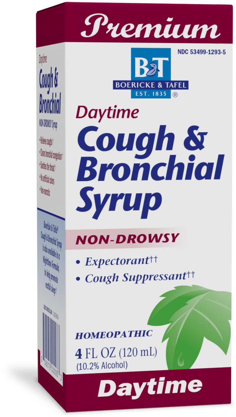 slide 1 of 5, Boericke & Tafel Daytime Cough & Bronchial Syrup Non-Drowsy Homeopathic 4 Oz. (Nature's Way Brands), 4 fl oz