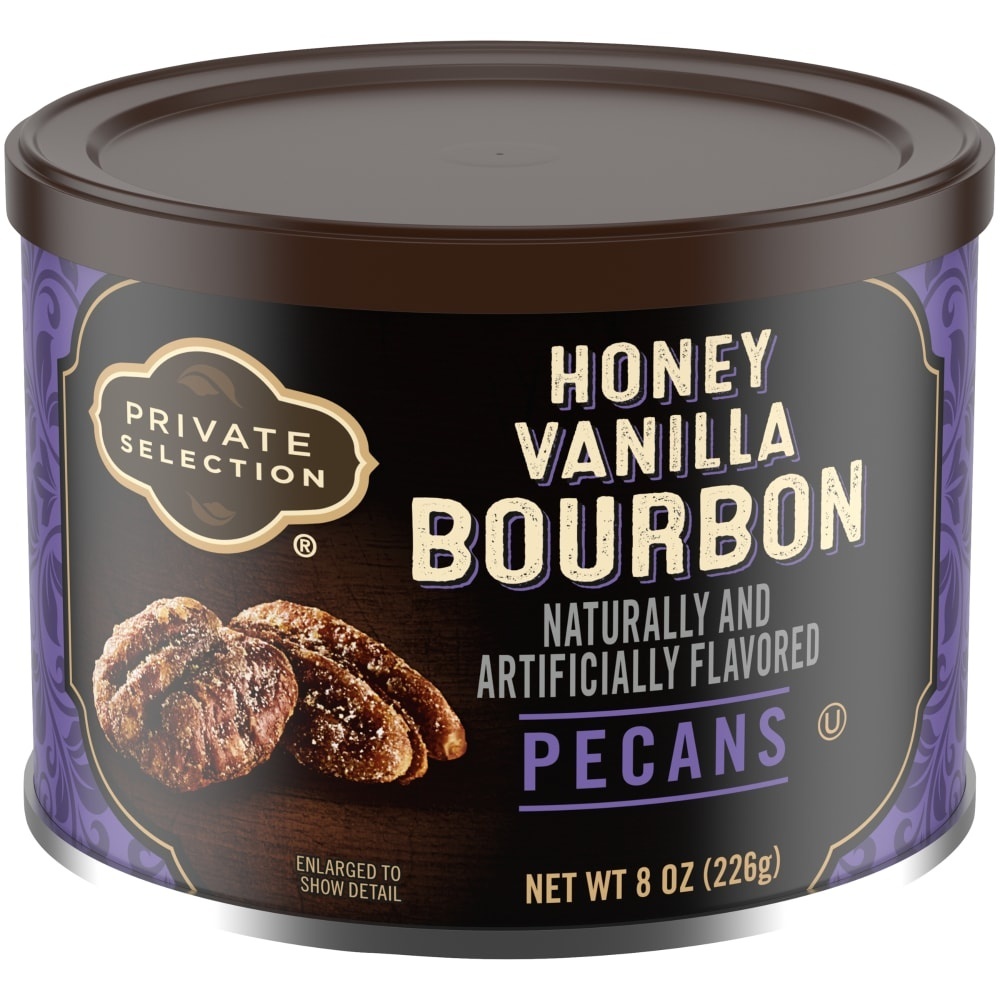 slide 1 of 1, Private Selection Honey Vanilla Bourbon Pecans, 8 oz