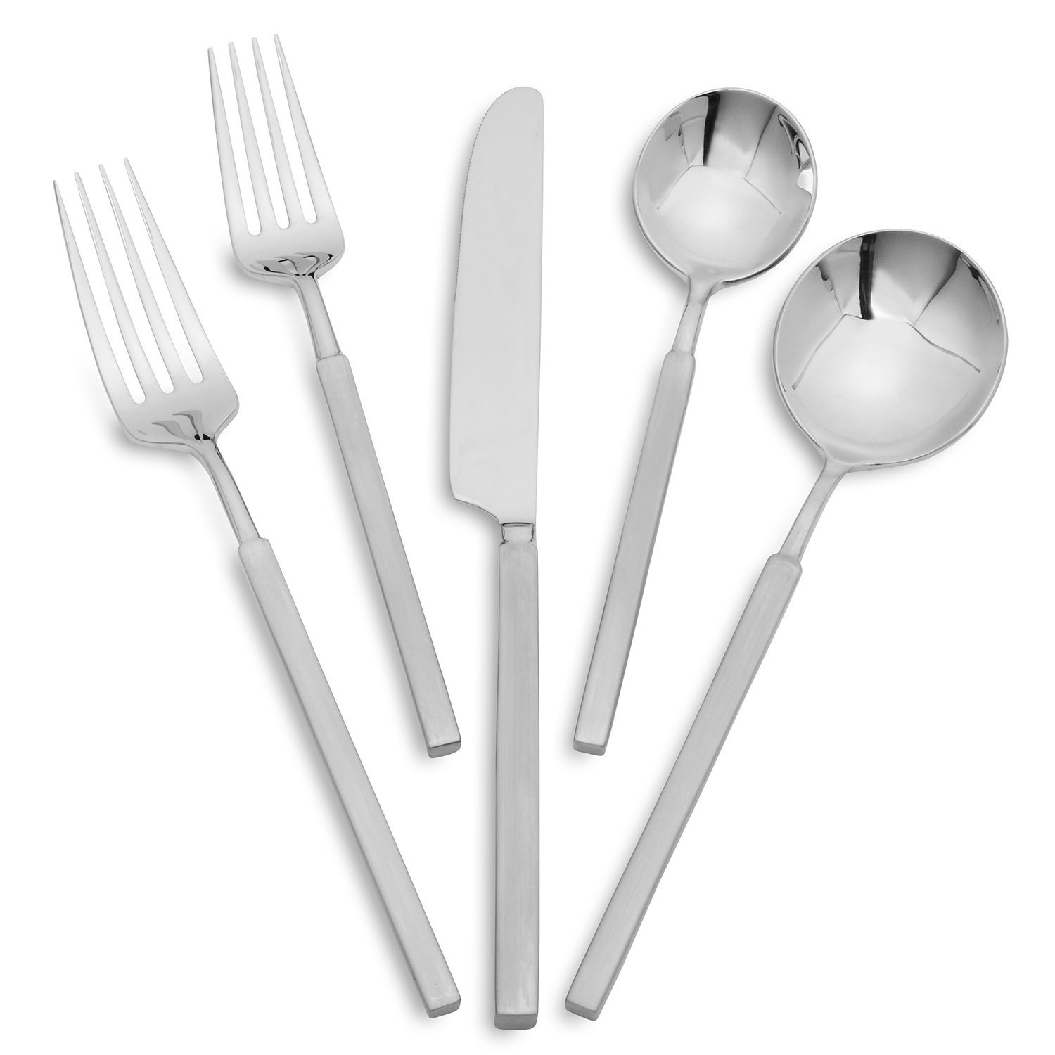 slide 1 of 1, Fortessa Jaxson Flatware, 5 ct