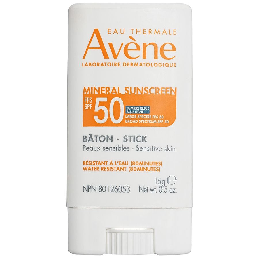 slide 1 of 4, Avene Mineral Sunscreen SPF 50 Stick, 0.5 oz