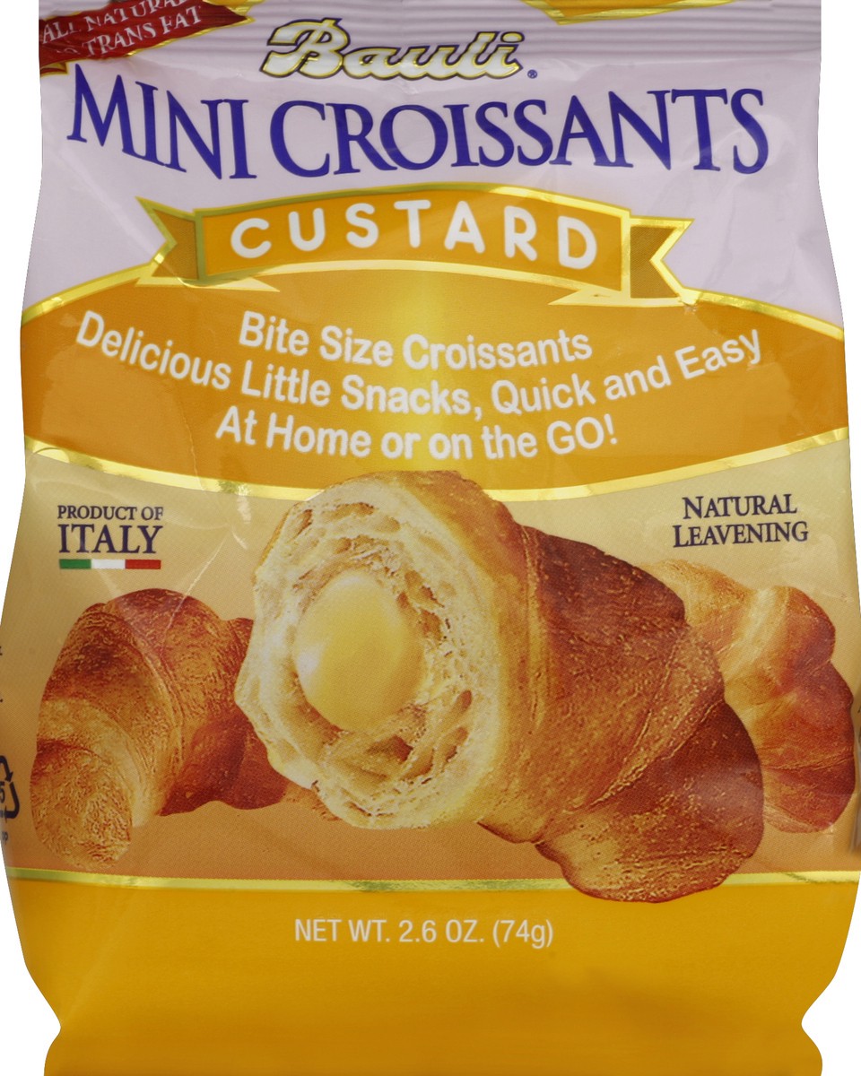 slide 5 of 5, Bauli Mini Croissants Vanilla Custard, 2.64 oz