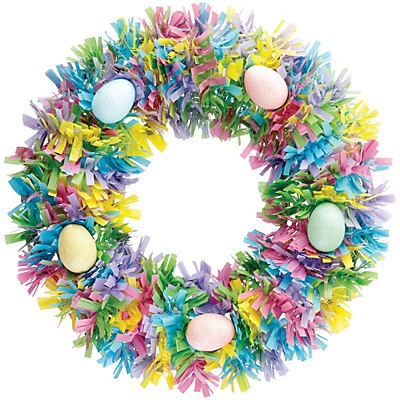slide 1 of 1, FC Young Pastel Easter Wreath with Eggs Wall Dcor, 1 ct