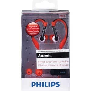 slide 1 of 1, Philips Actionfit Sports Earhook Headphones, 1 ct