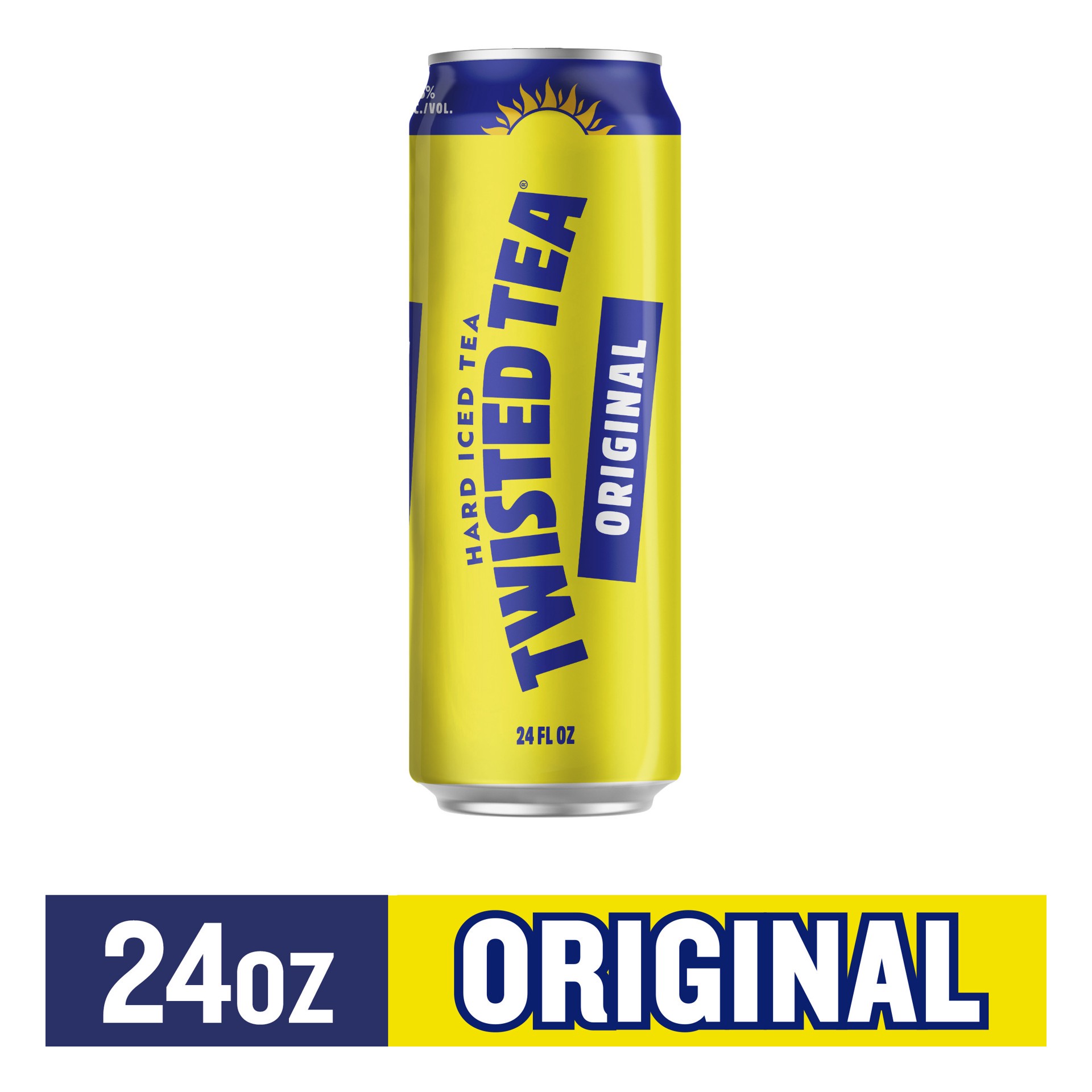 slide 1 of 8, Twisted Tea Original, Hard Iced Tea (24 fl. oz. Can), 24.0 oz