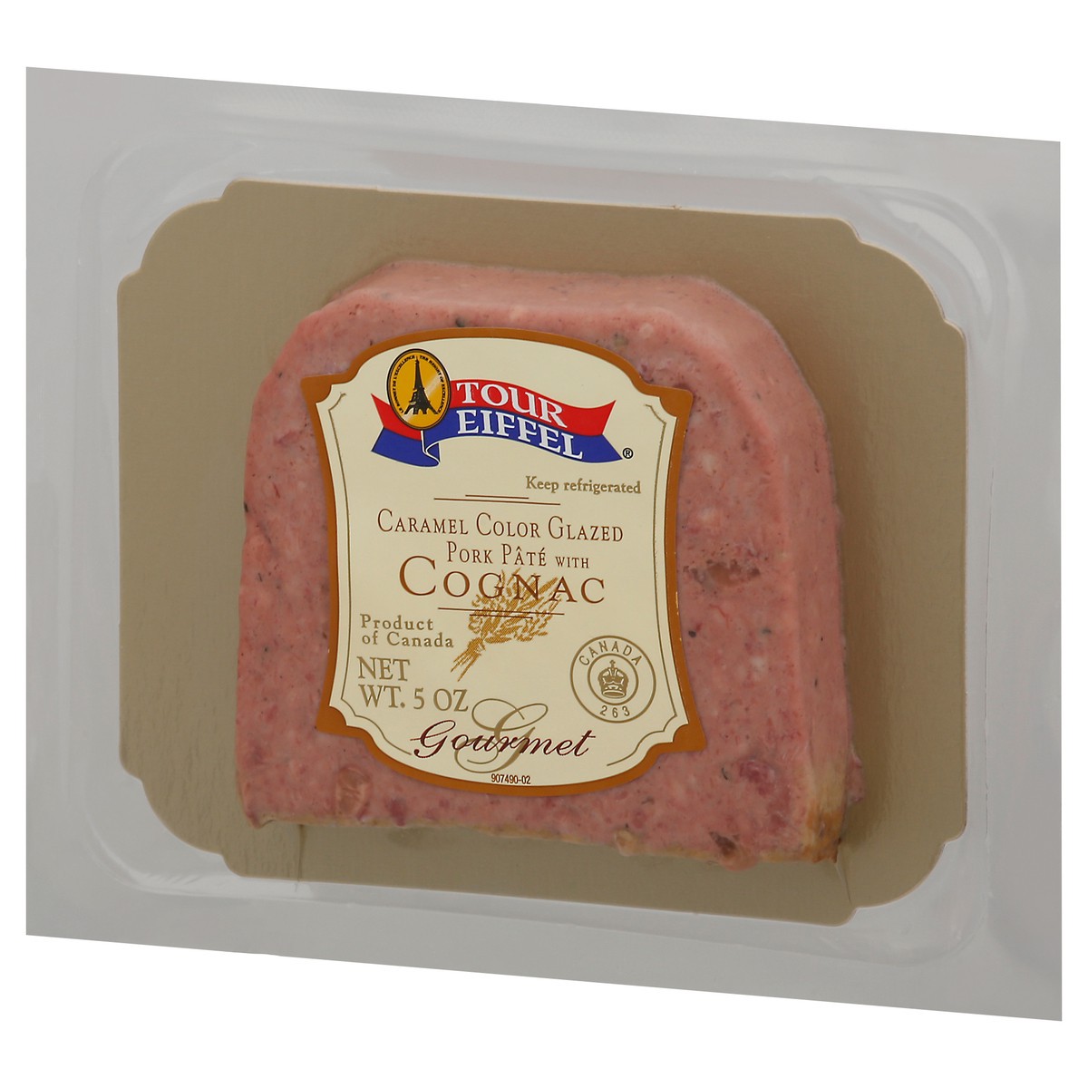 slide 9 of 12, Tour Eiffel Tour Eiffle Caramel Color Glaze Pork Pate With Cognac, 5 oz