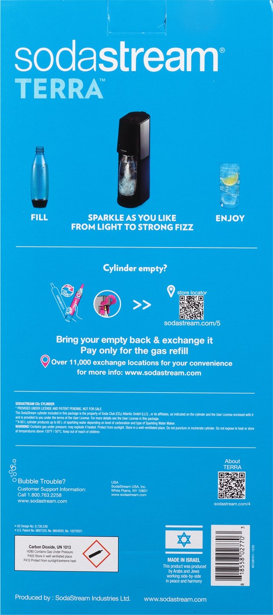 slide 4 of 9, SodaStream Terra Sparkling Water Maker 1 ea, 1 ct