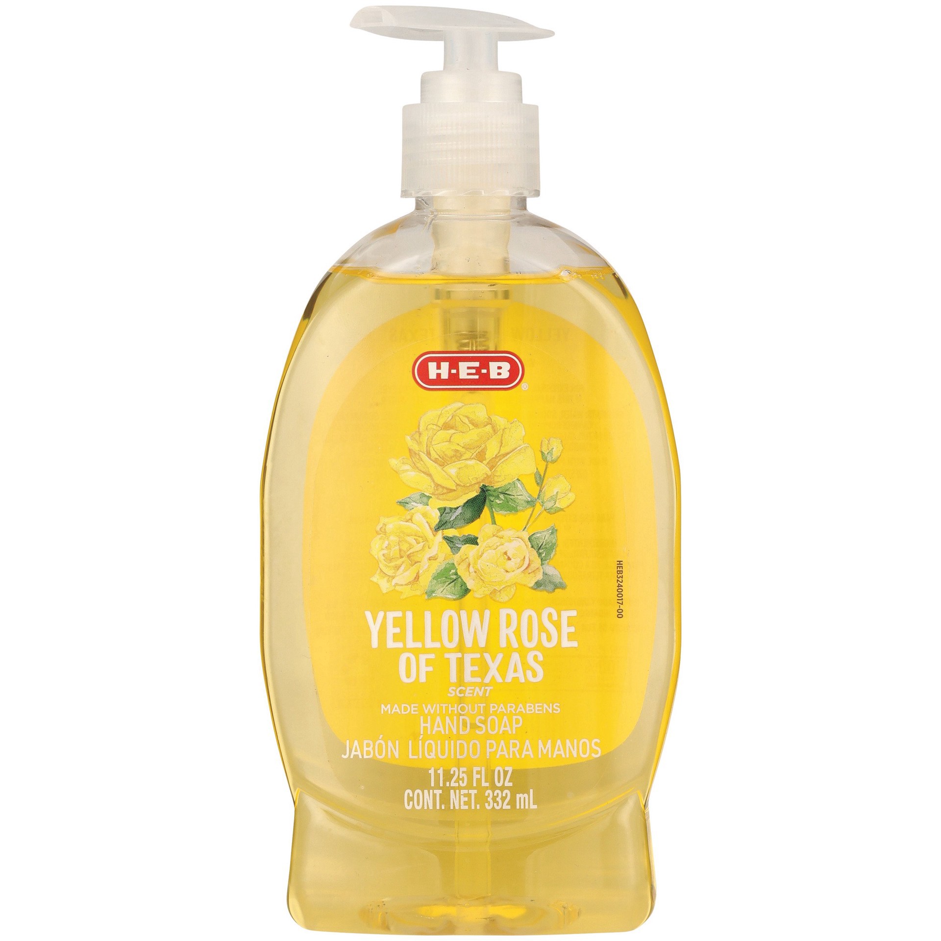slide 1 of 1, H-E-B Liquid Hand Soap - Yellow Rose, 11.2 oz