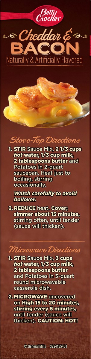 slide 7 of 9, Betty Crocker Cheddar & Bacon Potatoes 5.1 oz, 5.1 oz