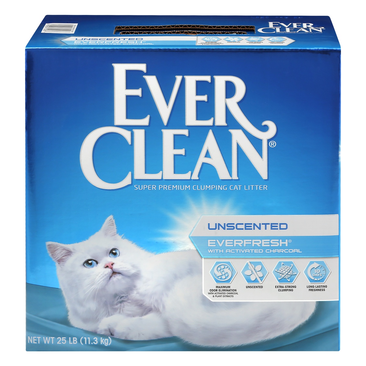 slide 1 of 1, Ever Clean Clumping Cat Litter, Super Premium, Unscented, 25 lb