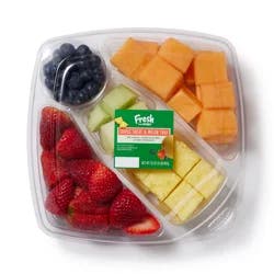 Fresh From Meijer Triple Treat & Melon Tray, 32 Oz