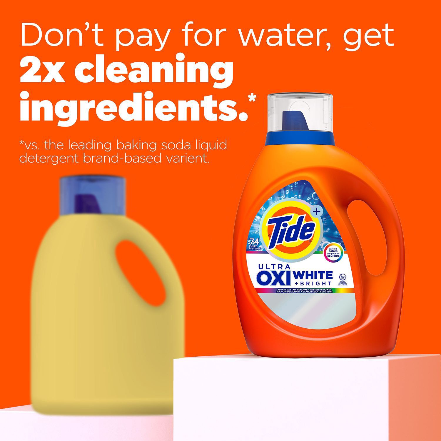 slide 5 of 11, Tide Ultra Oxi White + Bright Liquid Laundry Detergent, Original Scent, 59 Loads, 84 Oz, 84 oz