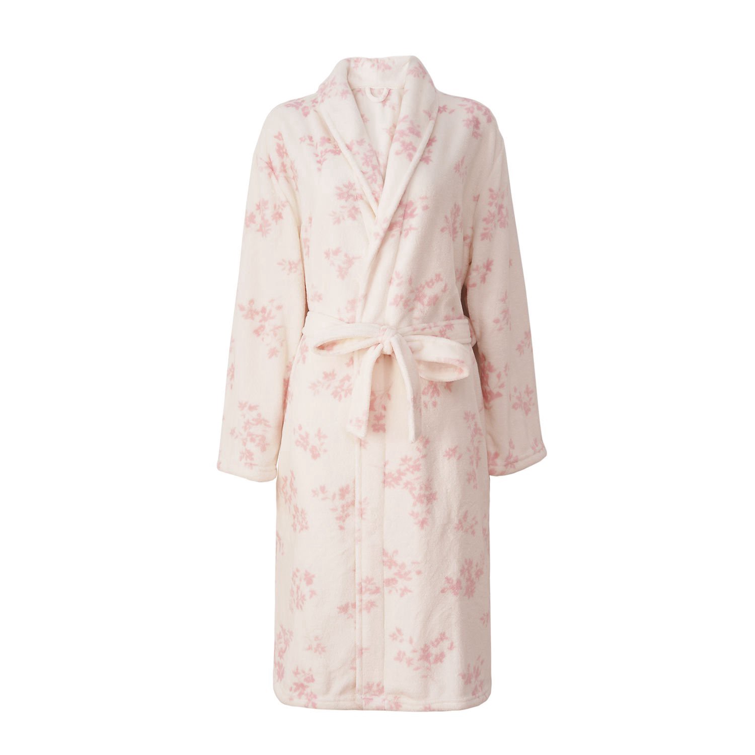 slide 3 of 3, WAYLAND SQUARE Women's Flannel Printed Bath Robe, 1 ct