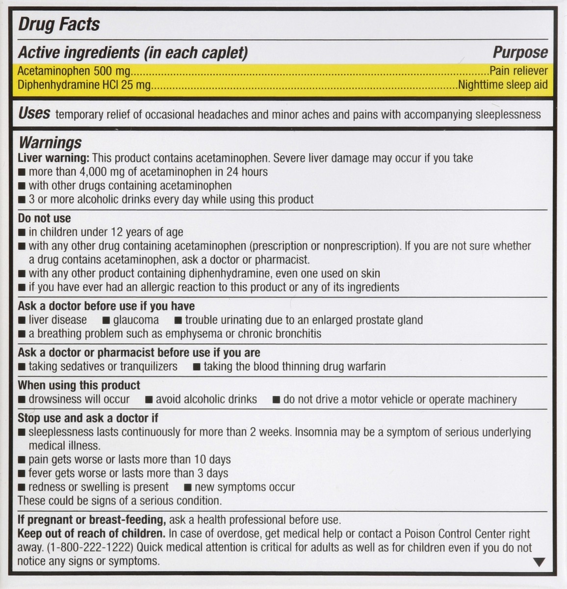 slide 5 of 5, Kroger Extra Strength Acetaminophen Pm Pain Reliever/Sleep Aid, 200 ct