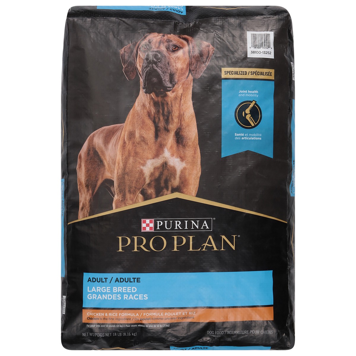 slide 1 of 8, Purina Pro Plan Large Breed Adult Chicken & Rice Formula Dog Food 18 lb, 18 lb