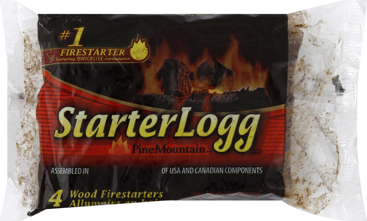 slide 2 of 2, Pine Mountain Starterlogg Fire Starter, 4 ct