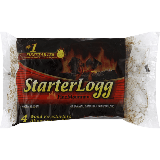 slide 2 of 2, Pine Mountain Starterlogg Fire Starter, 4 ct