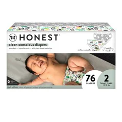 Honest Clean Conscious Size 2 Diapers (12-18 lbs (5-8 kg)) 72 Each