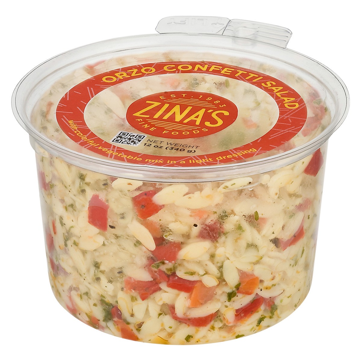 slide 3 of 9, Zina's Orzo Confetti Salad 12 oz, 12 oz