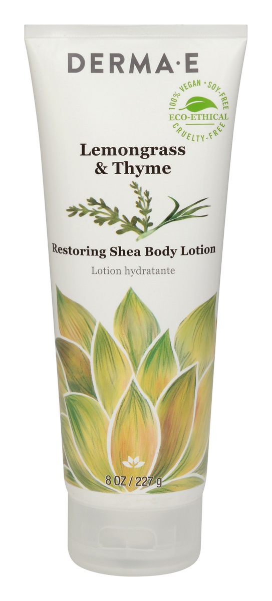 slide 1 of 1, Derma E Lotion Lemongrass, 8 oz