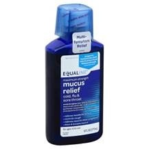 slide 1 of 1, Equaline Mucus Relief Cold-Flu, 6 oz