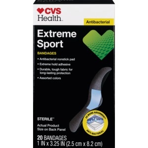 slide 1 of 1, CVS Health Extreme Sport Bandages Assorted, 20 ct