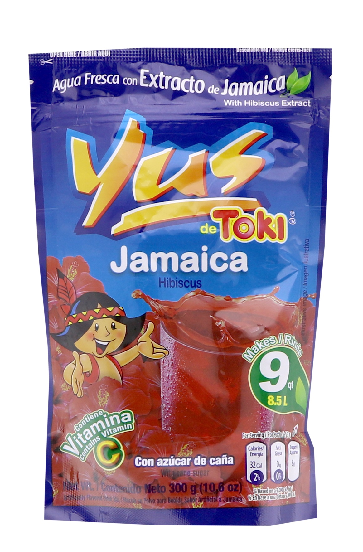 slide 1 of 1, Yus de Toki Jamaica Powdered Drink Mix - 10.6 oz, 10.6 oz