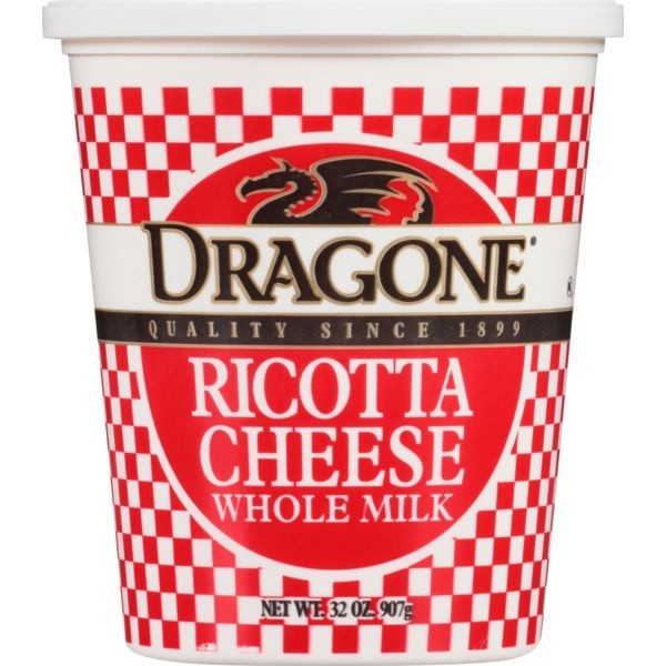 slide 1 of 6, Dragone Ricotta Cheese, Whole Milk, 32 oz