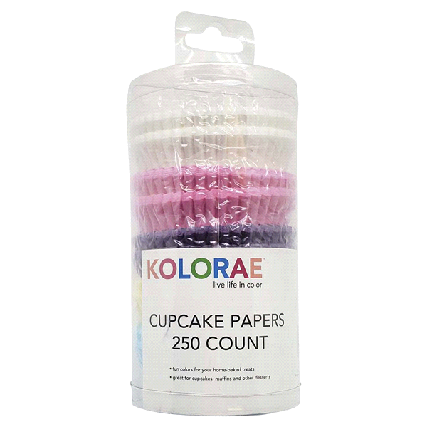 slide 1 of 1, Kolorae Cupcake Papers, Assorted Colors, 250 ct