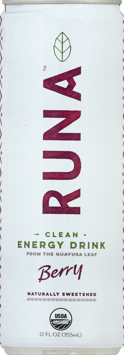 slide 1 of 5, RUNA Energy Drink 12 oz, 12 oz