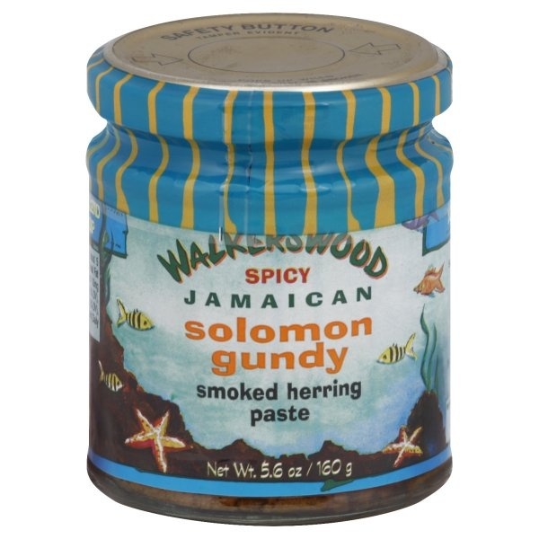 slide 1 of 1, Walkerswood Herring Paste Smoked Jamaican Solomon Gundy Spicy, 5.6 oz