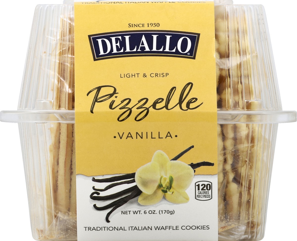 slide 3 of 4, DeLallo Cookie Pizelle Vanilla, 6 oz