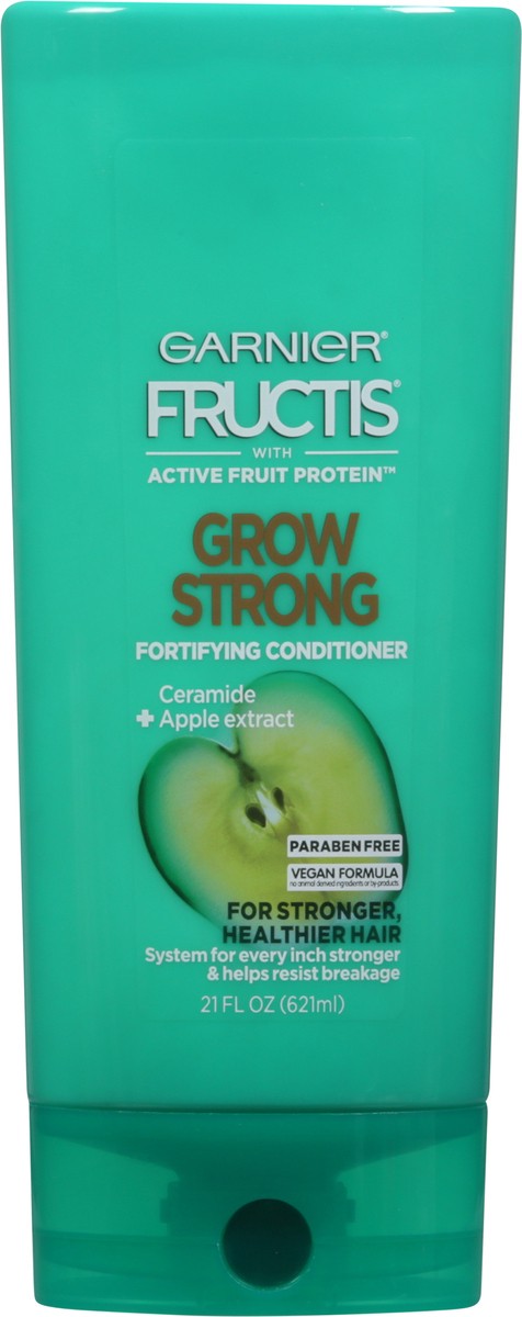 slide 7 of 12, Garnier Grow Strong Fortifying Conditioner 21 fl oz, 21 oz