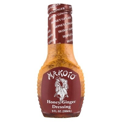 slide 1 of 2, Makoto Honey Ginger Dressing, 9 fl oz