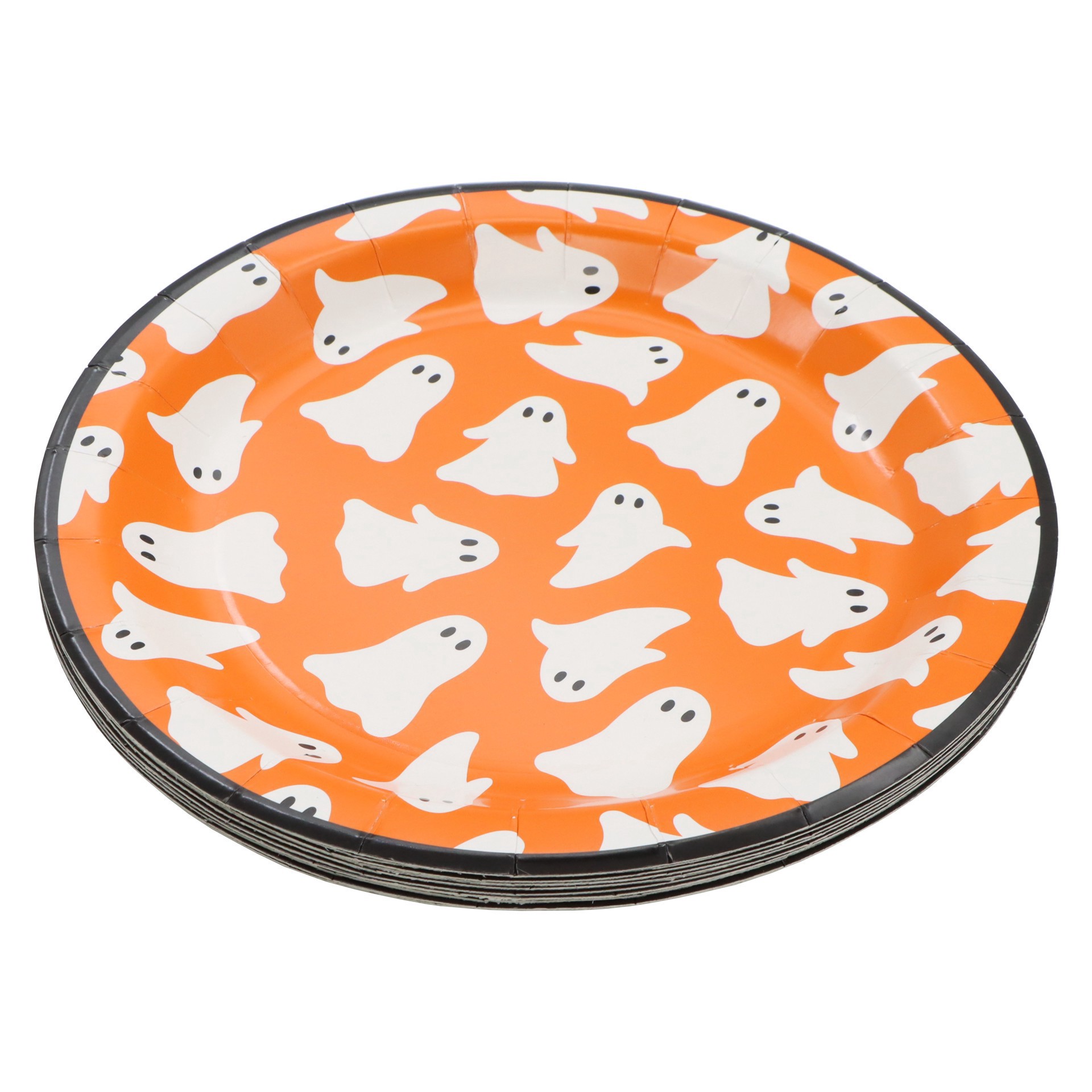 slide 2 of 2, 9" Ghost Paper Plates, 12ct. By Celebrate It, 12 ct