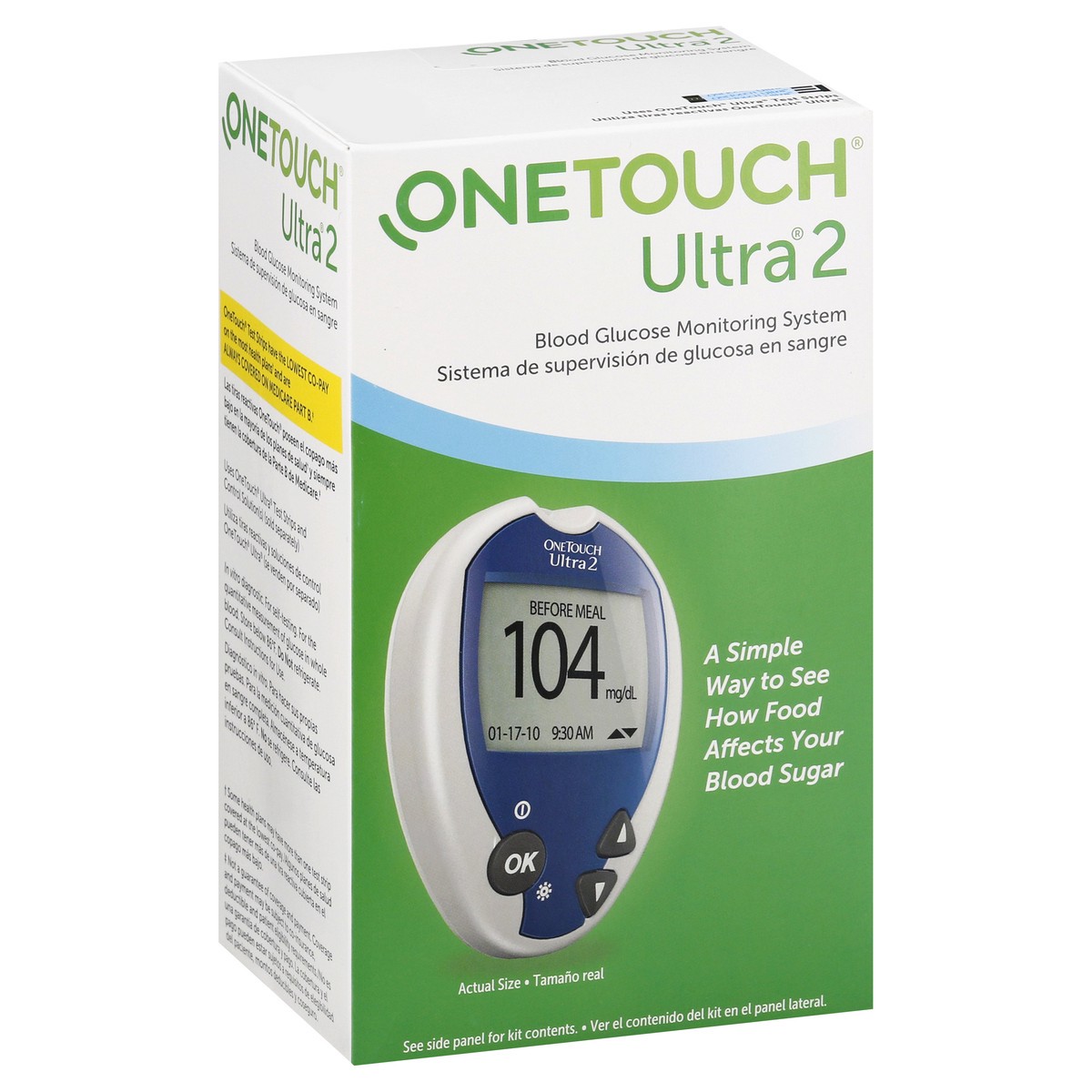 slide 8 of 9, OneTouch OTUltra2 System 30g mg US (LM), 1 ct