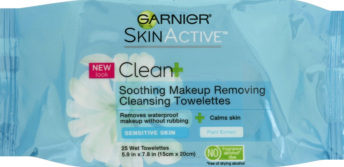 slide 1 of 5, Garnier Cleansing Towelettes 25 ea, 25 ct