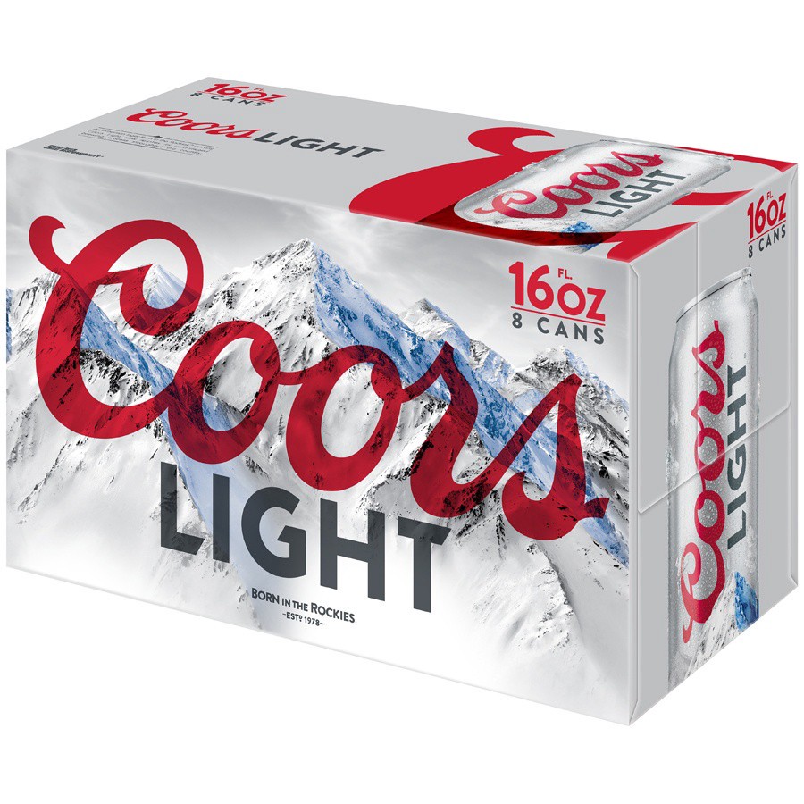 slide 6 of 6, Coors Light Cans, 128 fl oz