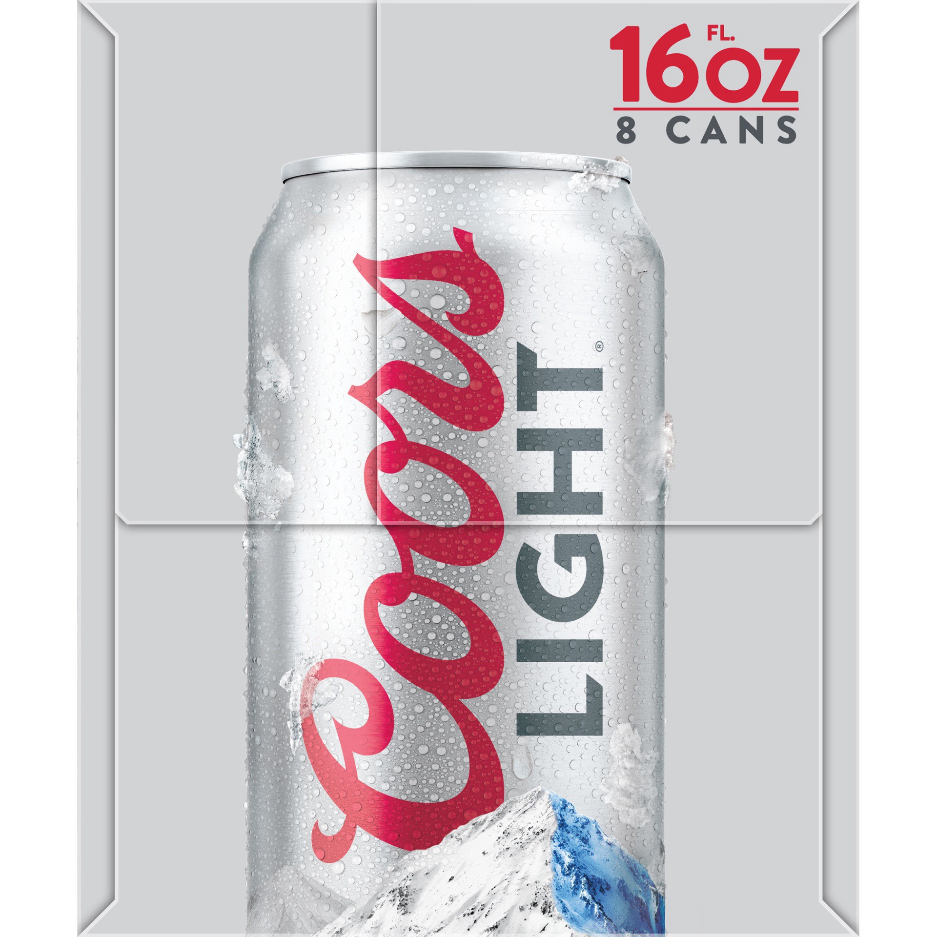 slide 2 of 6, Coors Light Cans, 128 fl oz