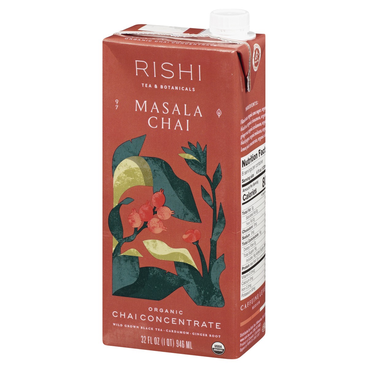 slide 6 of 13, Rishi Organic Masala Chai Concentrate 32 oz, 32 oz