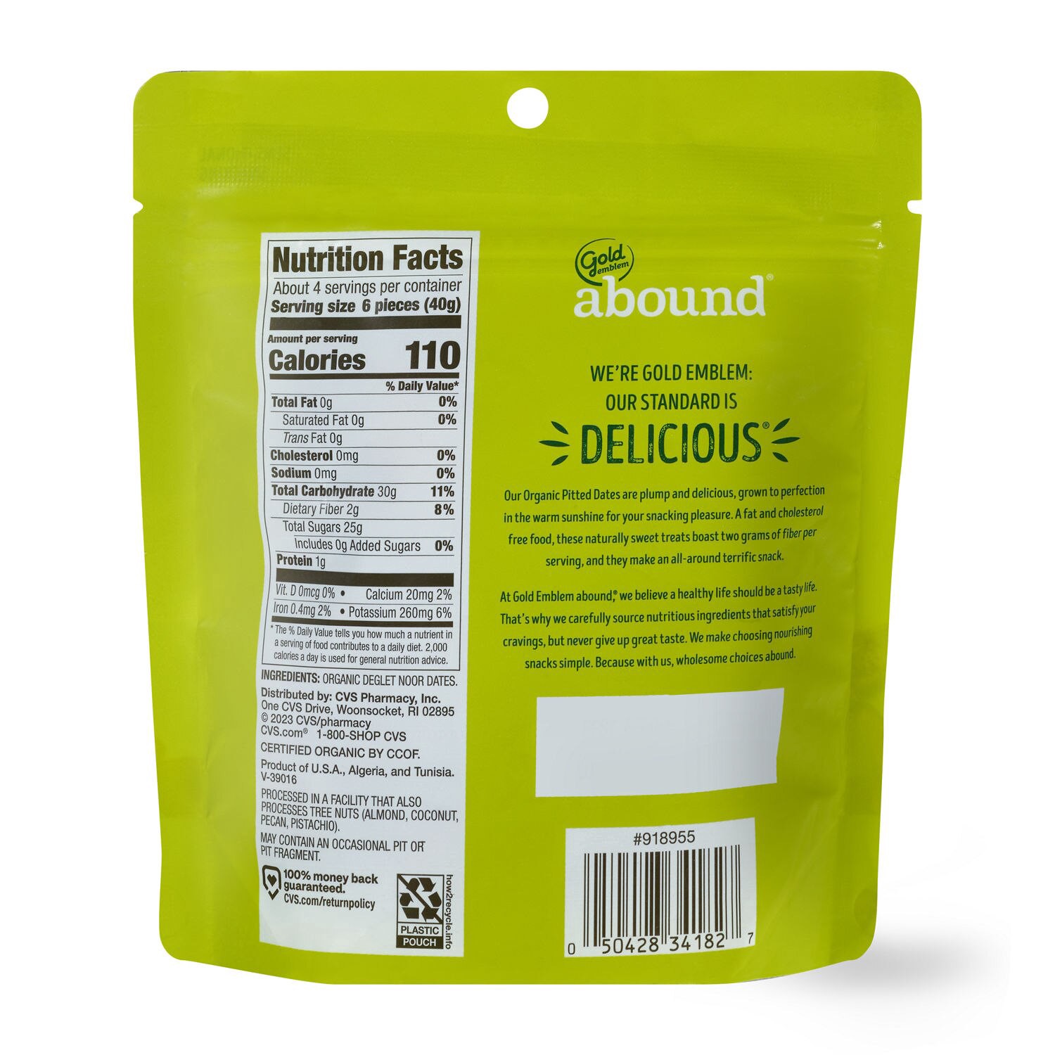 slide 4 of 4, Gold Emblem Abound Pitted Dates, 6 Oz, 6 oz