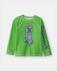 Carters Boys Minecraft® Rashguard - Green Green 8