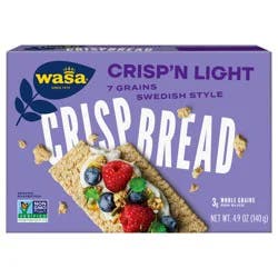 Wasa Crisp 'n Light 7 Grains Crispbread 4.9 oz