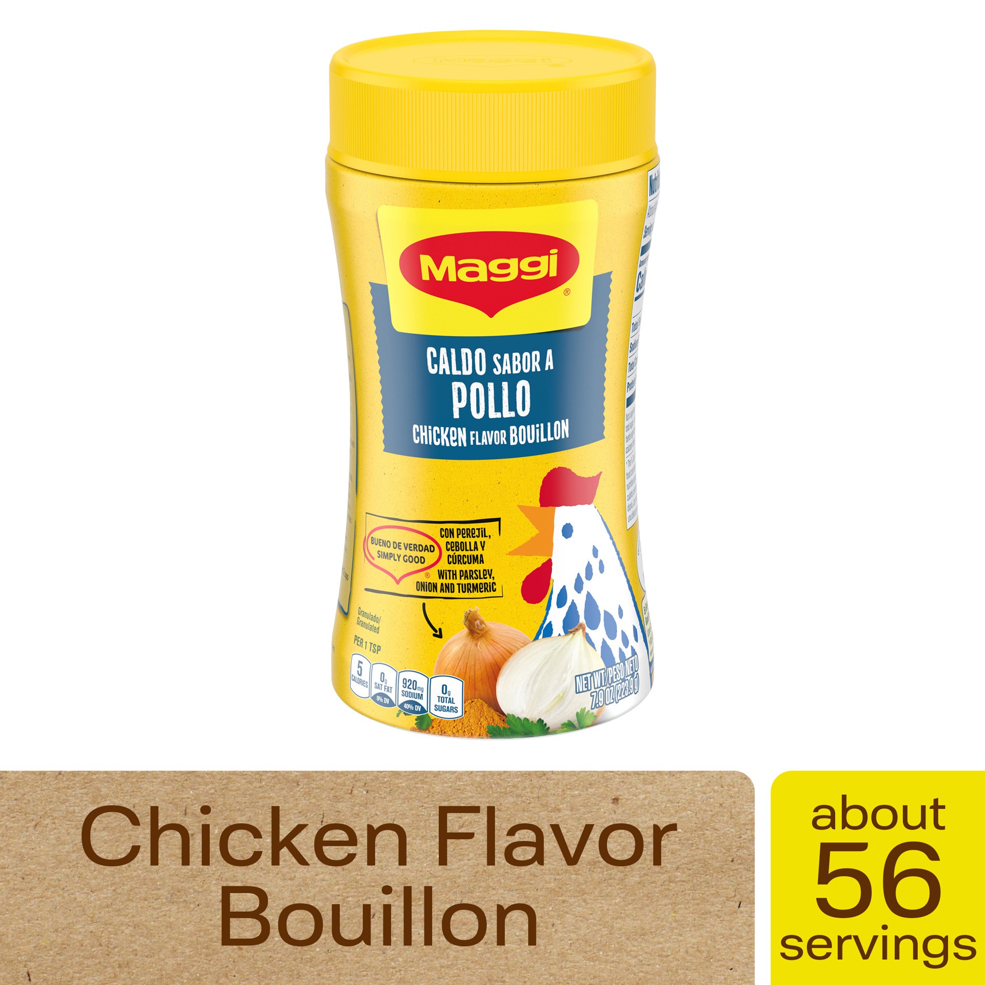 slide 1 of 4, Maggi Granulated Chicken Flavor Bouillon, 7.9 oz
