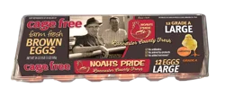 Noah Pride Cage Free Large Brown Eggs
