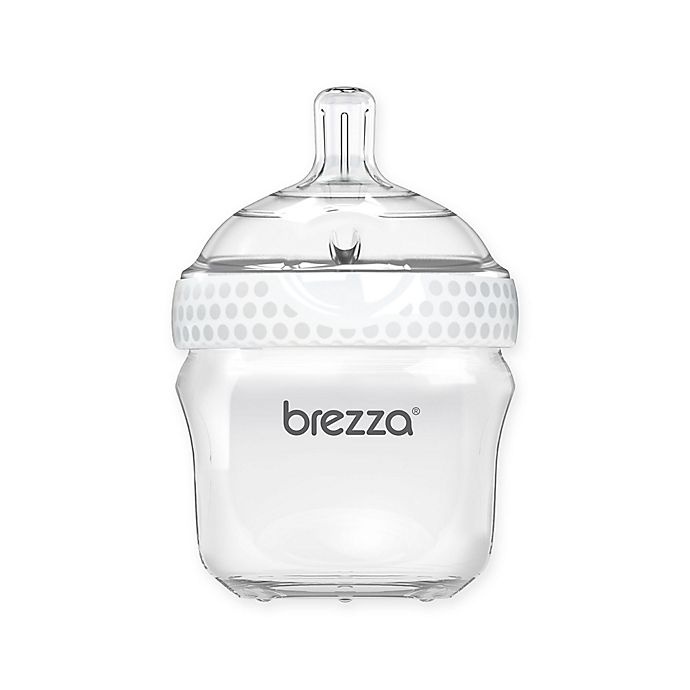 slide 1 of 1, Baby Brezza Polypropylene Bottle - White, 5 oz
