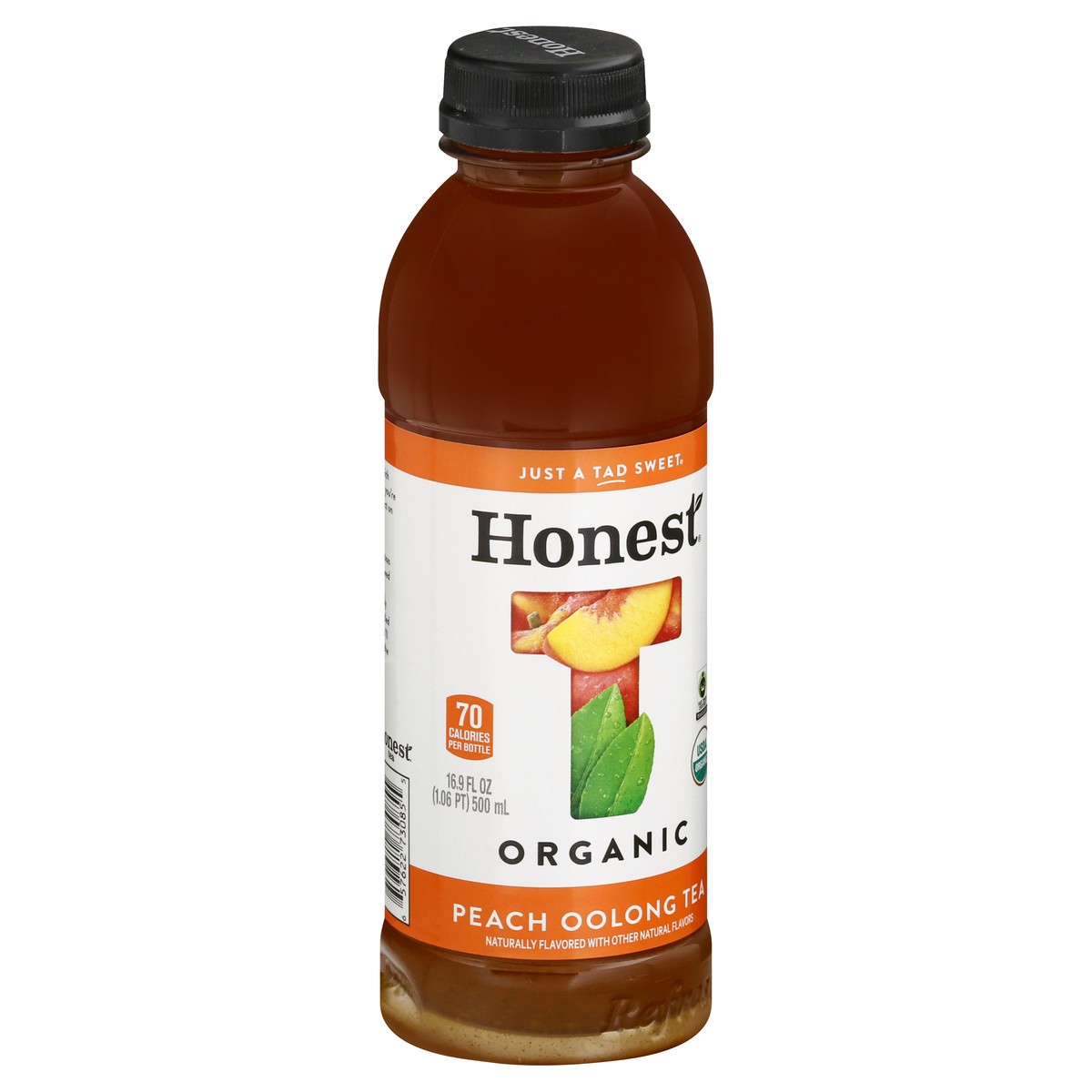 slide 4 of 10, Honest Teas Organic Peach Oolong Tea - 16.9 fl oz, 16.9 fl oz